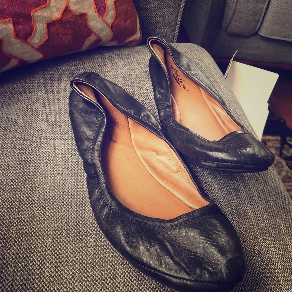 Lucky Brand leather flats